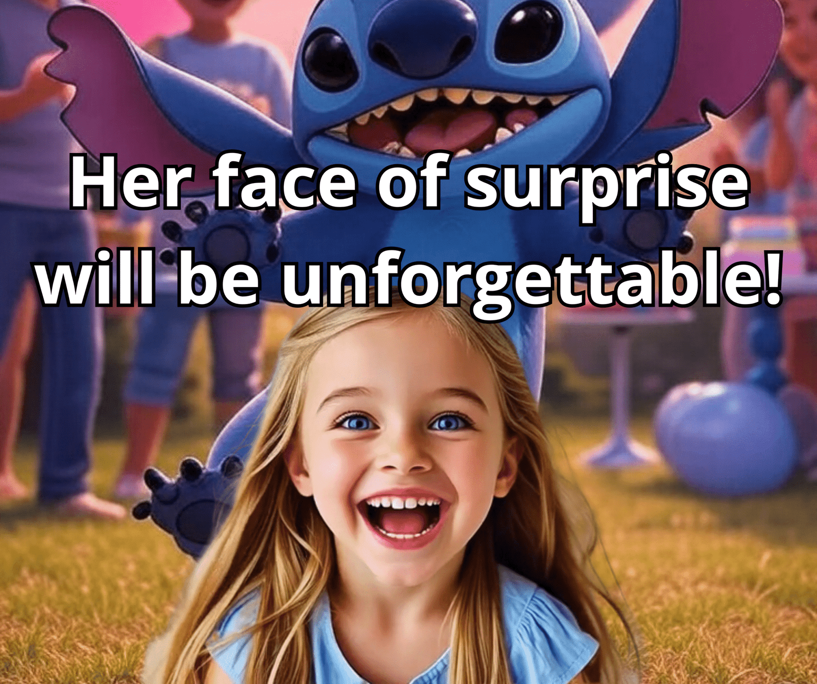 6 Stitch Birthday Invitation - Imagen 2