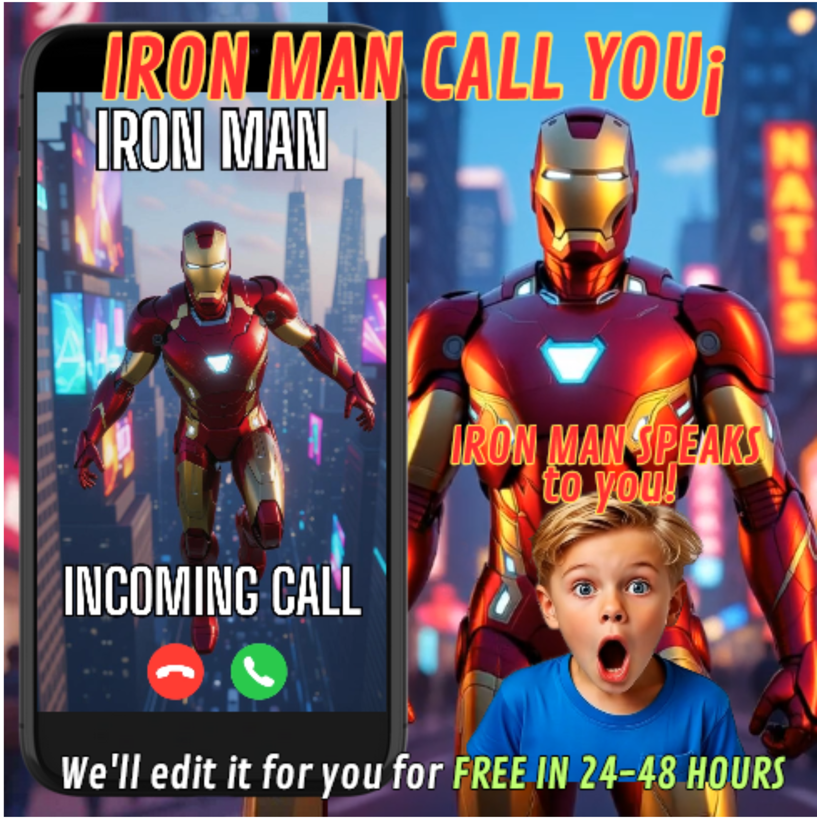ironman birthday invitation