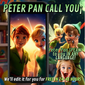 peter pan birthday invitation