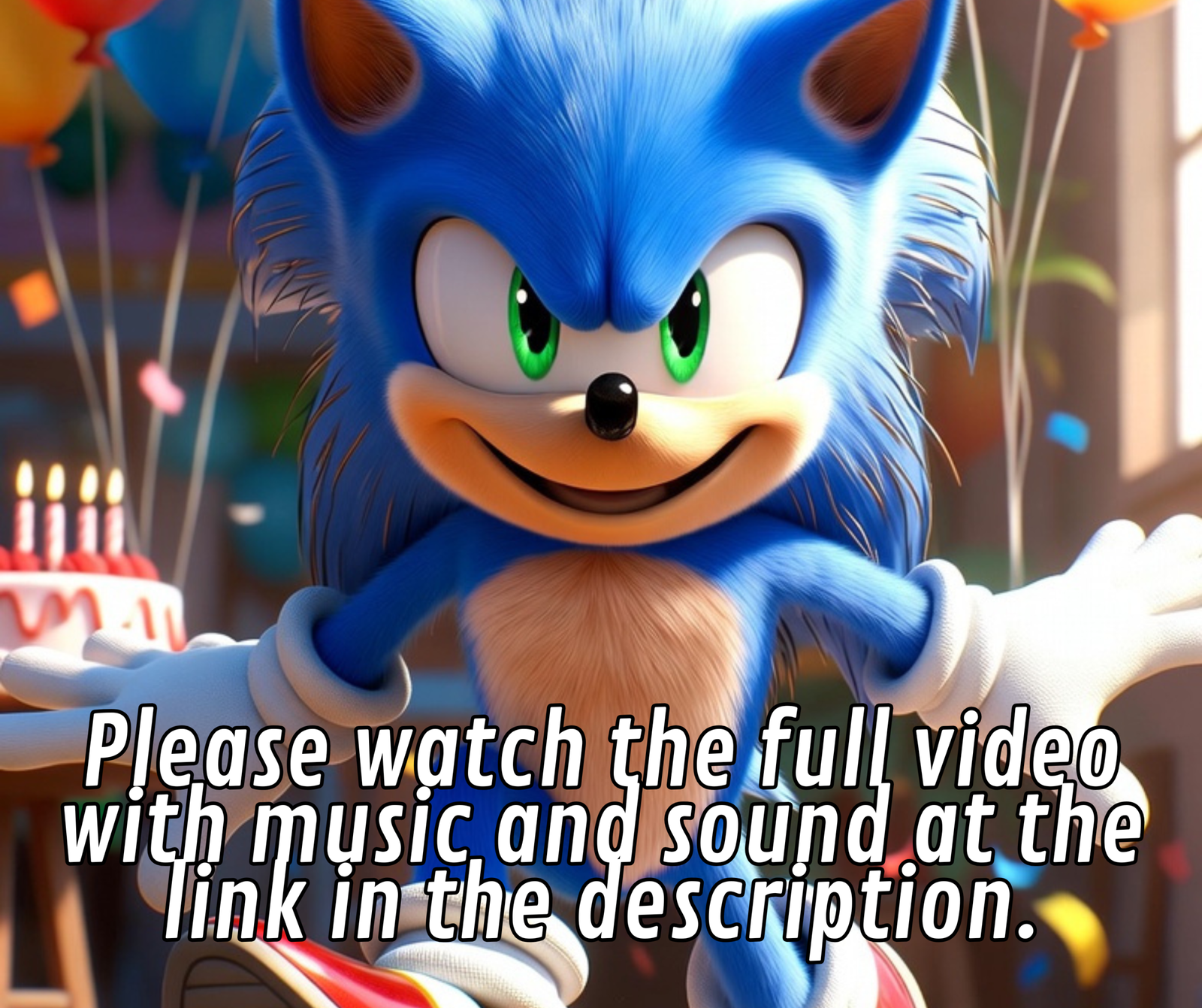 Sonic birthday invitation - Image 2