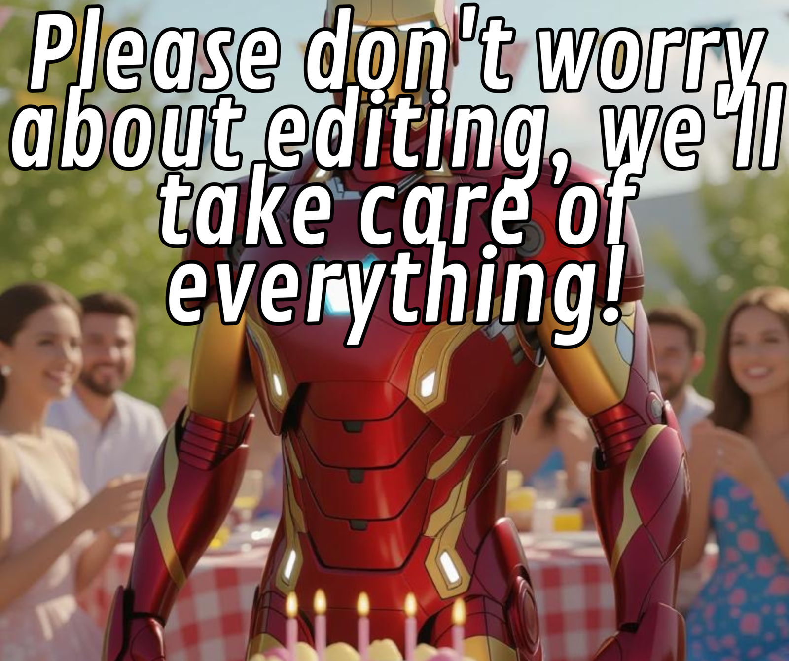 ironman birthday invitation