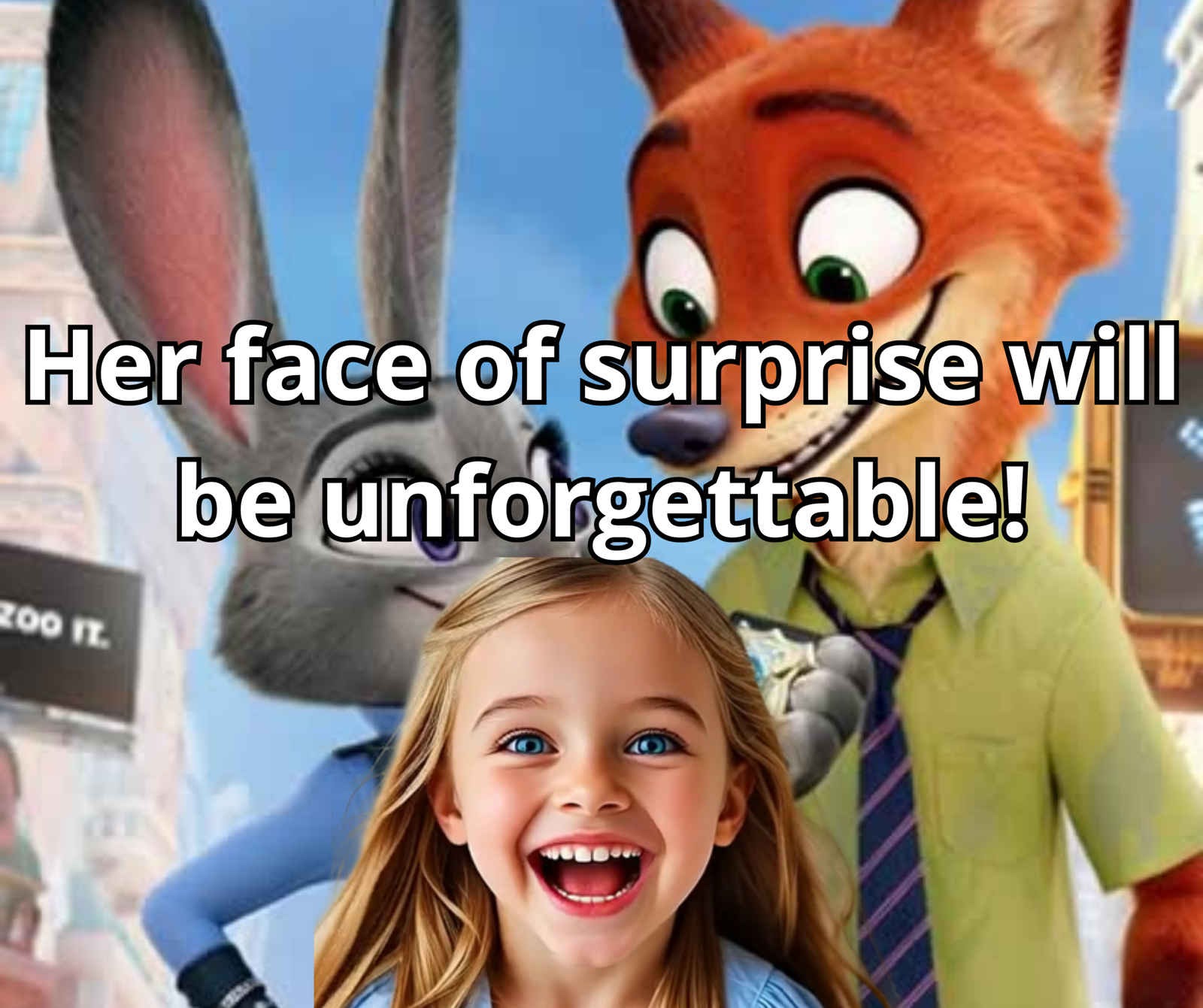 zootopia birthday invitation