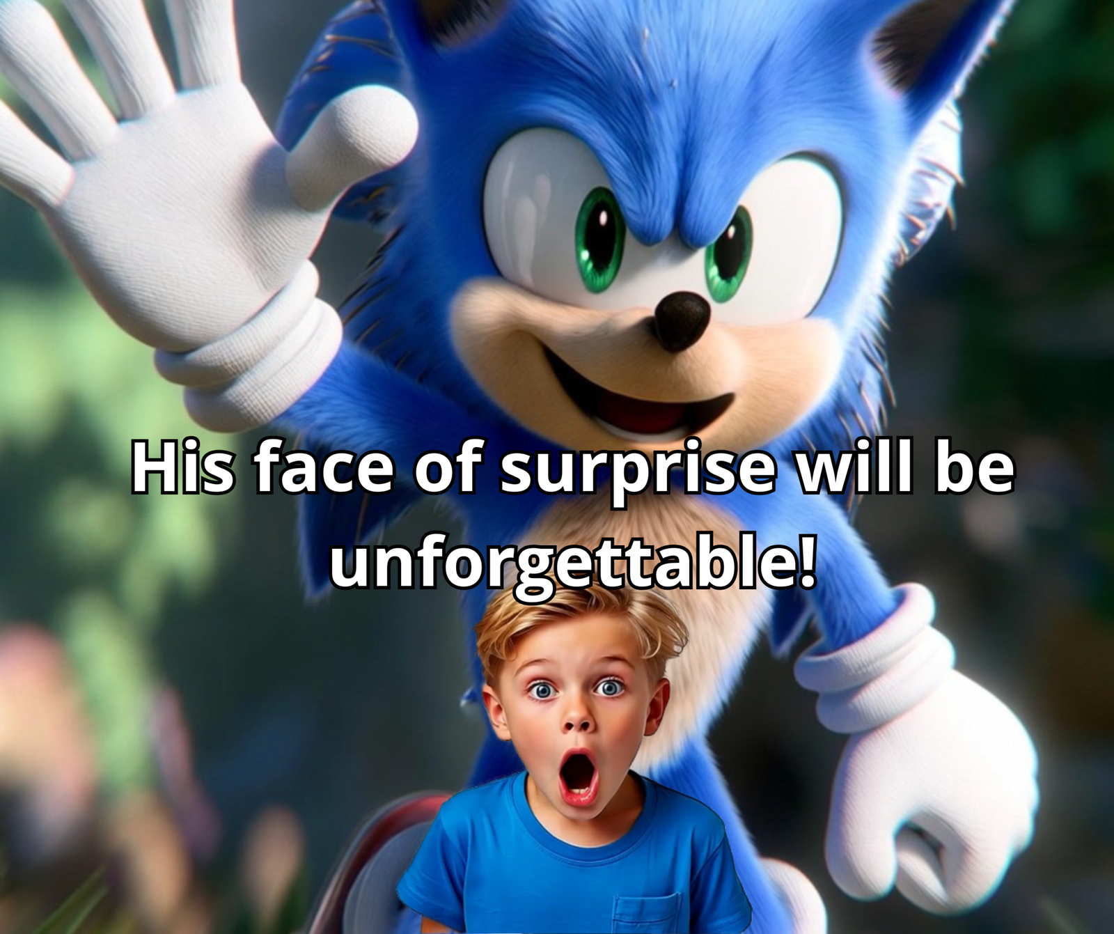 Sonic birthday invitation - Image 5