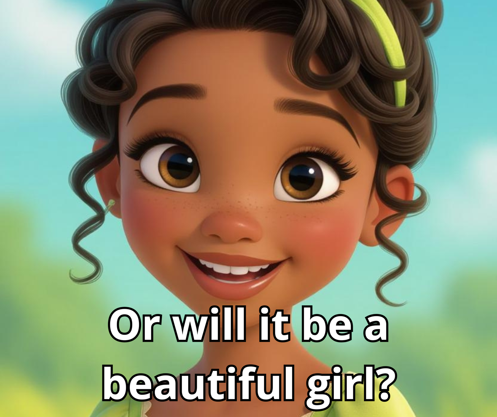 tiana gender reveal invitation