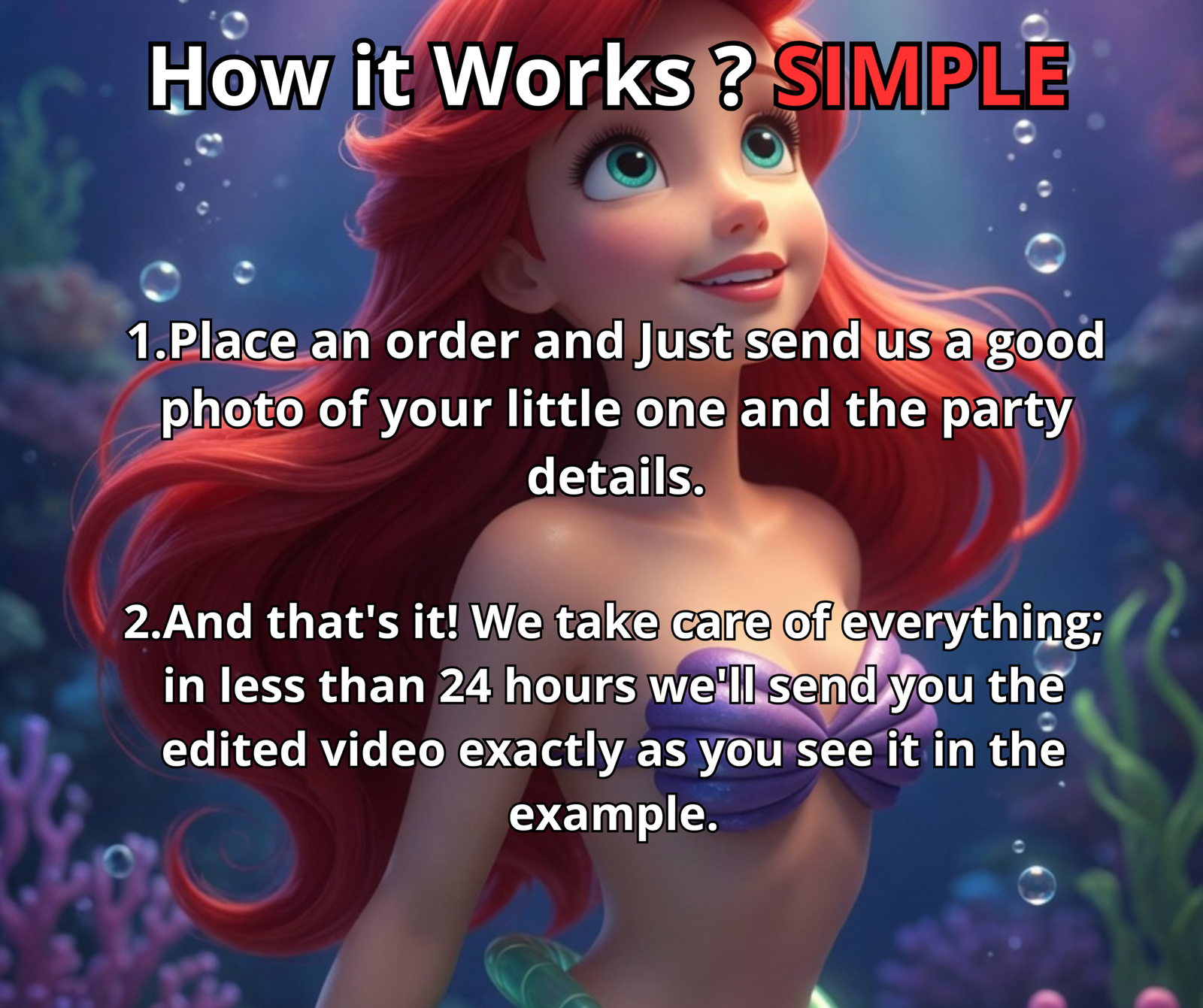 Mermaid birthday invitation - Image 6